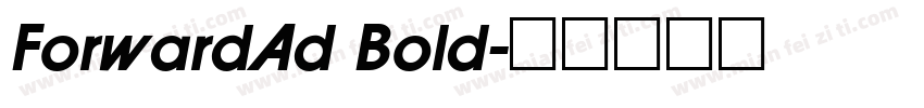 ForwardAd Bold字体转换